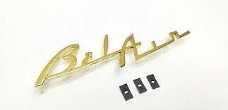 “Bel Air” Emblem till instrumentbrädan Chevrolet Bel Air 1955-56 Erbjudandepris